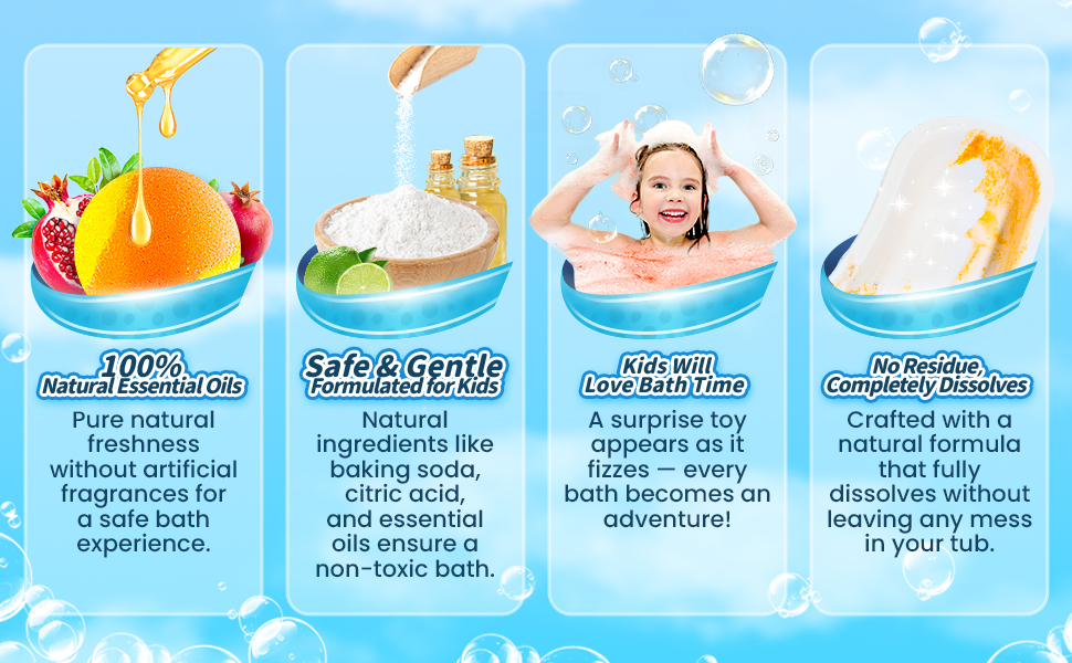 Bath Bombs for Kids
