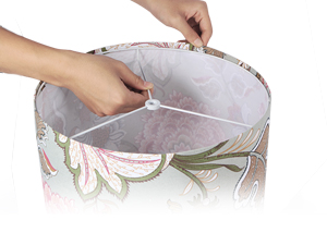 Floral Lampshades Assembly Step2