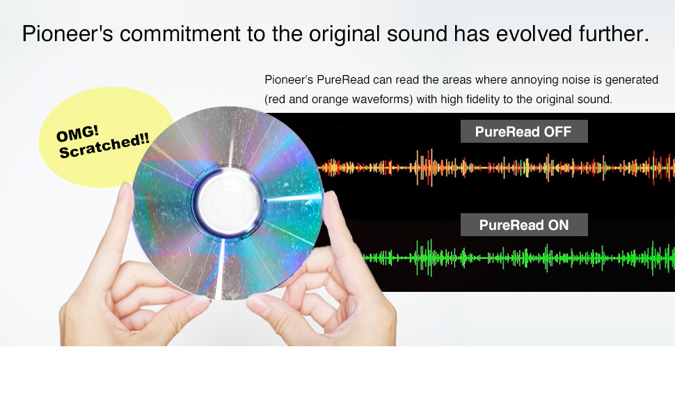 PureRead3 Pioneer's commitment to the original sound has evolved further.