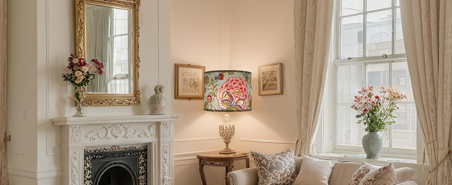 Floral Lampshades Set of 2