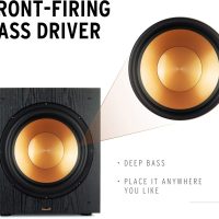 Klipsch Synergy Black Label Sub-120 12” Front-Firing Subwoofer with 200 Watts of continuous & 400 watts of Dynamic Power, and Digital Amplifier for Powerful Home Theater Bass in Black - Image 3