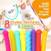 Sensory Autism Toys for Kids - Textured Stretchy Sensory Fidget Toys for Stress Anxiety - Sensory Toys Special Needs for Autistic Autism Children Toddlers Boys Girls, Treasure Box Classroom & Travel - Image 2
