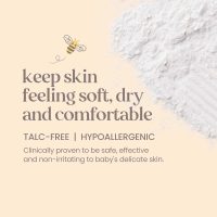 Burt's Bees Baby Dusting Powder, Talc Free and Hypoallergenic for Safe and Gentle Comfort, 100% Natural Origin, Pediatrician Tested, 7.5 Oz - Image 2