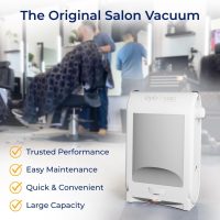 EyeVac Pro Touchless Vacuum Automatic Dustpan - Ultra Fast & Powerful - Great for Sweeping Salon Pet Hair Food Dirt Kitchen, Corded Canister Vacuum, Bagless, Automatic Sensors, 1400 Watt (White) - Image 2