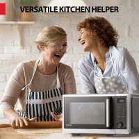 TOSHIBA 6-in-1 Inverter Countertop Microwave Oven Healthy Air Fryer Combo, MASTER Series, Air Fryer, Broil, Convection, Speedy Combi, Even Defrost, Sound On/Off 27 Auto Menu Stainless Steel - Image 7