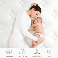 Vesgantti King Size Mattress,12 Inch Hybrid Innerspring Mattress in a Box with Memory Foam, Back Support & Pressure Relief, Medium Firm Feel for Adults (King Size) - Image 4