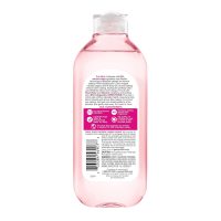 Garnier Micellar Water with Rose Water and Glycerin, Hydrating Facial Cleanser & Makeup Remover, For All Skin Types, Vegan, Cruelty Free, 13.5 Fl Oz (400mL), 1 Count - Image 2