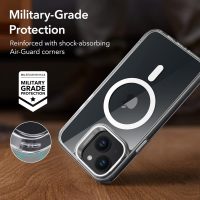 ESR for iPhone 13 Case/iPhone 14 Case, Compatible with MagSafe, Built-in Stash Stand Clear Phone Case for iPhone 13/iPhone 14, Military-Grade Protection Magnetic Phone Case, Classic Series, Clear - Image 6