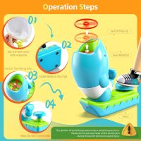 15 PCS Flying Disc Launcher Outdoor Indoor Game Toys Gifts for 3 4 5 6 7 Year Old Boys Kids, Outdoor Outside Game Toys for Boys Girls Ages 3-5 4-8, Ideal 3 4 5 6 Year Old Birthday Gifts - Image 6