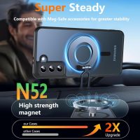 Hensinple for Samsung Galaxy S21 Case with 200% Stronger Magnetic,Military-Grade Drop Protection s21 Phone Case-Anti-Scratch & Anti-Fingerprint Matte, Skin-Friendly Galaxy s21 5g case[6.2"]-Black - Image 4