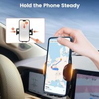 Peleus Car Phone Holder for 2020-2025 Toyota Highlander L LE XLE XSE Car Phone Mount forToyota Highlander with 8-Inch Screen Fit for Most Smartphones Cell Phone Automobile Cradles (only 8-inch) - Image 6