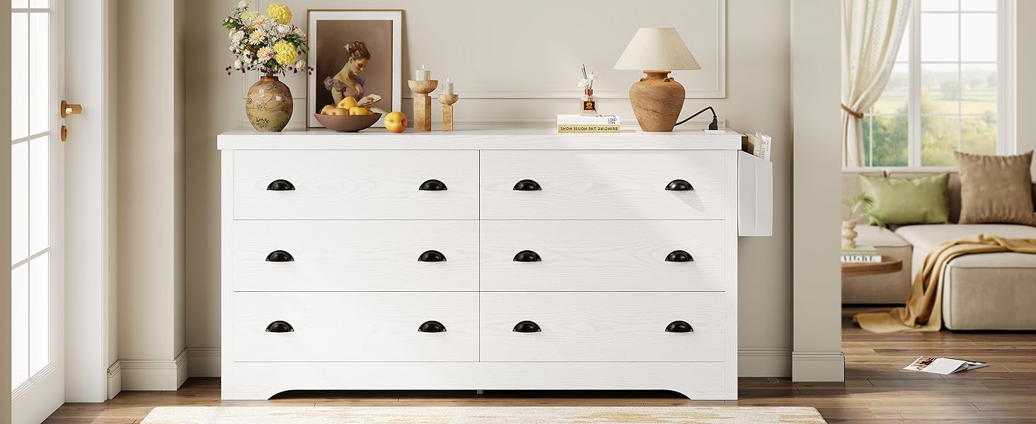 Dresser for Bedroom 6 Drawer