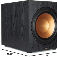 Klipsch Synergy Black Label Sub-120 12” Front-Firing Subwoofer with 200 Watts of continuous & 400 watts of Dynamic Power, and Digital Amplifier for Powerful Home Theater Bass in Black - Image 8