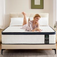 Queen Mattress 12 Inch Mattress Queen Size - Memory Foam & Pocket Coils Springs, Pressure Relief, Medium Firm Comfort, Motion Isolation, Ideal for All Sleep Positions, CertiPUR-US Certified - Image 2