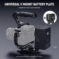 NEEWER V Mount Battery Plate with Arca Type Quick Release Plate, Foldable V Lock Mounting Adapter for NEEWER PS099E, Compatible with Camera Cage Video Rig Accessories DJI RS4 RS3 Gimbal, PS015 PRO - Image 2