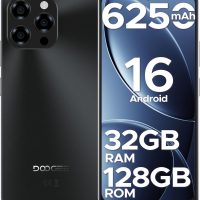 DOOGEE Note 58 Android 16 Unlocked Phones, 32GB+128GB/2TB Expand Cell Phone, 6.6''HD+90Hz Dispaly, 6250mah Battery, 4G Dual Sim Unlocked Smartphone, Widevine L1/NFC/OTG/Face Unlock - Image 9