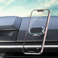 2 Pack Magnetic Phone Holder for Car, Upgrade Magnet - 360 Rotation and Easy Installation, Compatible with All Smartphones,Dashboard Car Phone Holder,Must be Used Together with Iron Sheets - Image 3