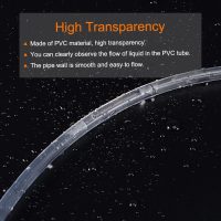 PVC Transparent Hose Plastic Vinyl Tubing 12mm ID 14mm OD 1m Flexible for Water Tube, Air Line - Image 3