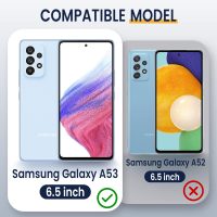 Goton Compatible with Samsung Galaxy A53 5G Case with Camera Cover & Kickstand Ring with Tempered Glass Screen Protector, Military Grade Shockproof Protective Bumper Cover Black - Image 2