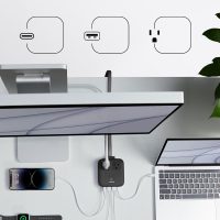Anker Nano Charging Station(67W Max), 6-in-1 USB-C Power Strip for iPhone 16/15 and MacBook, with Flat Plug and 5ft Thin Undetachable Extension Cord,2 AC,2 USB-A,2 USB-C, for Home&Office - Image 4