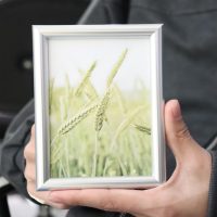 Tabletop Photo Frame - Plastic Composite Design for Home Decor (Silvery, 3.5X5) - Image 2