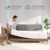 Novilla Twin Mattress, 10 Inch Memory Foam Mattress Twin Size with Comfort Foam for Pressure Relief & Fresh Cool Sleep,Removable Washable Cover,Twin Memory Foam Mattresses, Medium Firm - Image 5