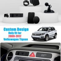 Car Phone Holder, Air Vent Hands Free Adjustable Stand, Auto Cradles Dashboard Mount for Volkswagen Tiguan 2009-2017, Custom Magnetic Navigation Bracket for iPhone, All Smartphone - Image 3