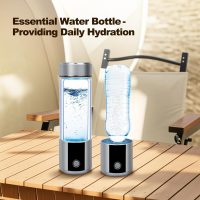 2024 Best Healthy Hydrogen Water Bottle Portable Hydrogen Water Generator Upgrade with Dust Covers Adopting SPE and PEM Technology for Travel Yoga Office Family Presents - Image 5