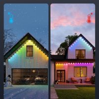 Govee Permanent Outdoor Lights Pro, 200ft with 120 RGBIC LED Lights for Daily and Accent Lighting, 75 Scene Modes for Outdoor Decor, IP67 Waterproof, Works with Alexa, Google Assistant, Matter, White - Image 7