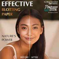 Natural Oil Blotting Sheets for Face with Bamboo Charcoal - 25% Larger - 3pk/300 Makeup Friendly Oil Absorbing Sheets for Face - Easy Dispensing Blotting Papers - Image 2
