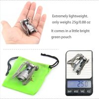 BRS Stove BRS 3000T Stove Titanium Ultralight Backpacking Stove Portable Propane Camping Stove Gas Burner Camp Stove only 26g with Extra O Ring (BRS-3000T Stove) - Image 5