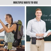 Dual Phone Holster, Large Smartphone Pouch, Belt Clip Tool Pouch, Multi-Purpose Tactical Cellphone Holder for Working, Hiking, Camping, Barbecue, Rescue (XL) - Image 7