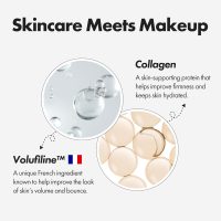 Blanc Cover Cream Stick V White - Korean Color-Changing Foundation Stick with Volufiline - Medium to Full Coverage Dewy Finish Base Makeup - Dual-Ended with Detachable Brush (202 Natural) - Image 7