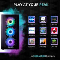 NOVATECH Phantom - Prebuilt Gaming PC Desktop Computer - RX580 8GB - Core i7 Xeon 3.5GHz - 16GB RAM - 512GB M.2 SSD WiFi/BT, Win 11 Pro - Gaming Computer Tower - Pre Built PC Gaming - 1 Year Warranty - Image 3