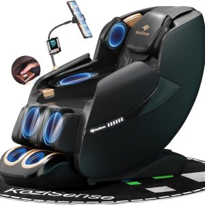 2025 Massage Chair Full Body, Zero Gravity SL-Track Shiatsu Massage Recliner Chair with Heat, 12 Auto Modes, Backlit Touchscreen and Calfrest Extension
