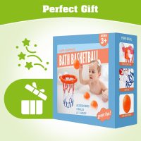 Bath Toys - Bathtub Basketball Hoop for Kids Toddlers - Bath Toys Shower Toys for Kids Ages 4-8,Suction Cup Basketball Hoop & 3 No Hole Balls Set for Boys Girls - Image 7
