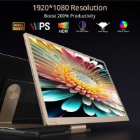 15.6'' Screen Extender Portable Laptop, 1080P DIY Portable Laptop Monitor Extender with 360° Rotation, Plug&Play Detachable Triple Monitor Laptops, Compatible with Mac,Wins, Android, Dex - Image 3
