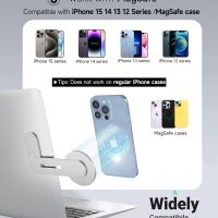 MagSafe Accessories Compatible with iPhone 15 14 13 12 Series, Universal Laptop Accessories in Order for Dual-Screen Interaction, Laptop Phone Holder for iPhones - Image 3