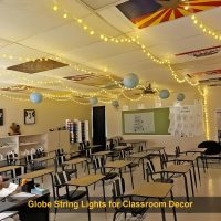 JMEXSUSS 100 LED Connectable Globe String Lights Indoor Bedroom, 33ft Warm White Christmas String Lights Plug in with Remote, 8 Modes Hanging Fairy Lights Outdoor for Room Classroom Dorm Party Decor - Image 3