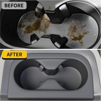 Cup Holder Compatible with 2023-2025 Honda HRV Silicone Insert Center Console Cup Holder Silicone Black Bottle Holder Interior Decoration for 2024 HR-V Accessories - Image 2
