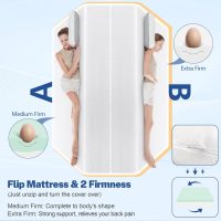 King Size Mattress Extra Firm 8 Inch with Tencel Cover,Premier Cool Green Tea/Gel Memory Foam Mattresses for Kid/Adult,Dual Side Medium Firm/Extra Firm-Mattress for Back Pain,CertiPUR-US,80'' x 76'' - Image 5