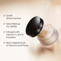 Laura Mercier Translucent Loose Setting Powder, 24HR Shine Control, Infused with Vitamins C + E, Soft Matte Finish, Normal to Oily Skin, 4 Shades for Virtually All Skin Tones, Holiday Gift Set - Image 4