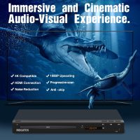 MEGATEK Region-Free HDMI DVD Player for TV, Compact CD/DVD Player for Smart TV, USB Port, Plays All Region DVDs & Multi Formats, Metal Housing, HDMI/RCA Cables & Remote Included - Image 3