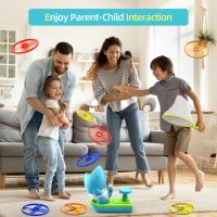 15 PCS Flying Disc Launcher Outdoor Indoor Game Toys Gifts for 3 4 5 6 7 Year Old Boys Kids, Outdoor Outside Game Toys for Boys Girls Ages 3-5 4-8, Ideal 3 4 5 6 Year Old Birthday Gifts - Image 2