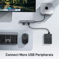 Acer 5 in 1 USB C Hub with 4K HDMI, 100W Power Delivery, 3 USB A Data Ports, USB C to HDMI Multiport Adapter for Laptop, PC, Tablet, MacBook Air, iPad Air, iMac, iPhone 15/16 Pro/Pro Max - Image 3
