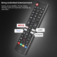 【Pack of 2】 Universal Remote Control AKB76040302 for LG-Smart-TV, Compatible for LG UHD OLED QNED NanoCell 4K 8K Smart TV with Netflix, Prime Video, Disney Plus, L-G Channels Button - Image 4