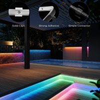 Govee Outdoor LED Strip Lights, 98.4ft Smart Outdoor Lights Work with Alexa and Google Assistant, App Control, IP65 Waterproof, RGBIC Lights for Patio, Eave, Party Decorations - Image 5