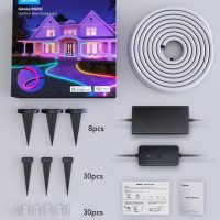 Govee Outdoor Neon Rope Lights, 32.8ft RGBIC IP67 Waterproof Patio Decorations with 64 Scene Modes, Music Sync, Flexible LED Outdoor Lights, Neon Lights Work with Alexa, Google Assistant - Image 8