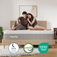 Novilla Queen Size Mattress, 12 Inch Gel Memory Foam Mattress for Cool Night & Pressure Relief, Medium Plush Feel with Motion Isolating, Bliss - Image 7