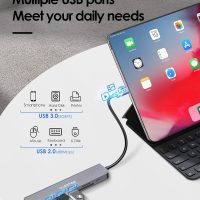 LENTION USB C Hub with 100W Charging, 4K HDMI, Dual Card Reader, USB 3.0 & 2.0 Compatible MacBook Pro, New Mac Air/Surface, Chromebook, More, Stable Driver Adapter (CB-CE18, Space Gray) - Image 4